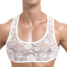 MenSexyWear Crop Dentelle Blanc